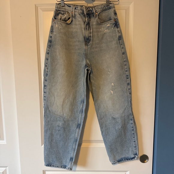 Free People Denim - Free People Light Blue High-Waisted Jeans